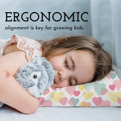 Little Sleepy Head toddler pillow material cotton shell for soft, durable comfort.
