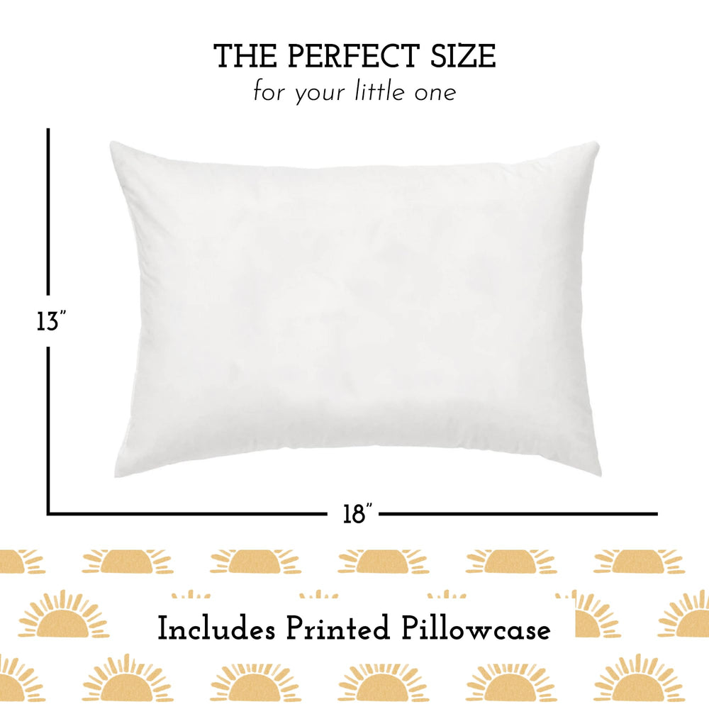 Little Sleepy Head toddler pillowcase 100% cotton with envelope closure stays soft after every wash.