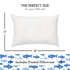 Little Sleepy Head pillowcase with envelope closure keeps pillow snug and easy to wash