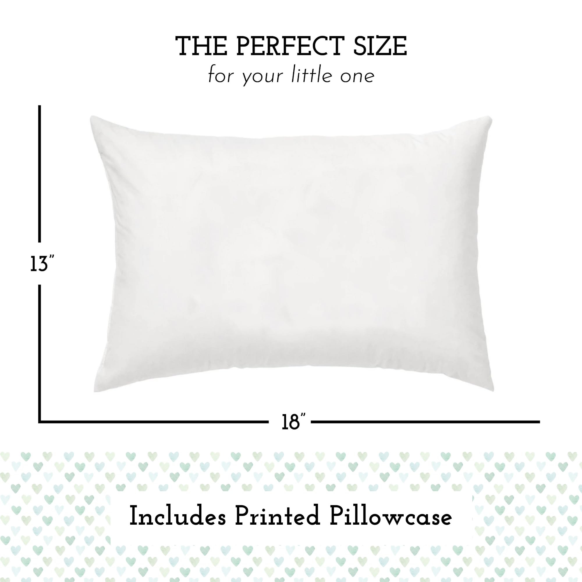 Little Sleepy Head toddler pillowcase soft cotton highlights breathable easy-care cover