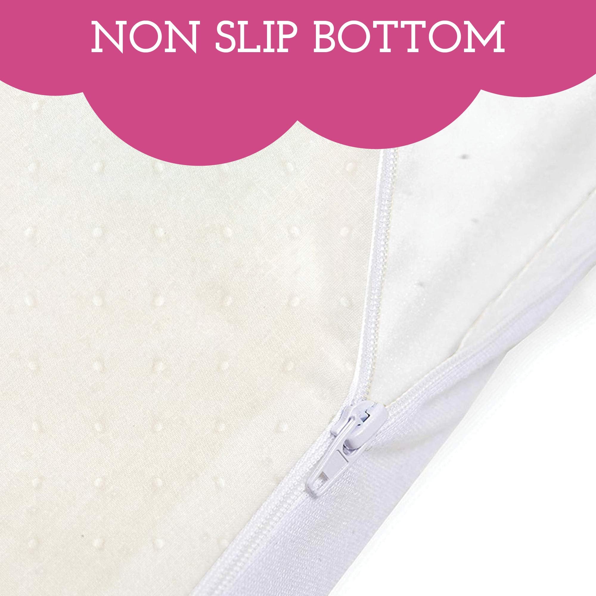 Little Sleepy Head ventilated memory foam closeup showing breathable comfort