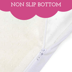 Little Sleepy Head ventilated memory foam closeup showing breathable comfort