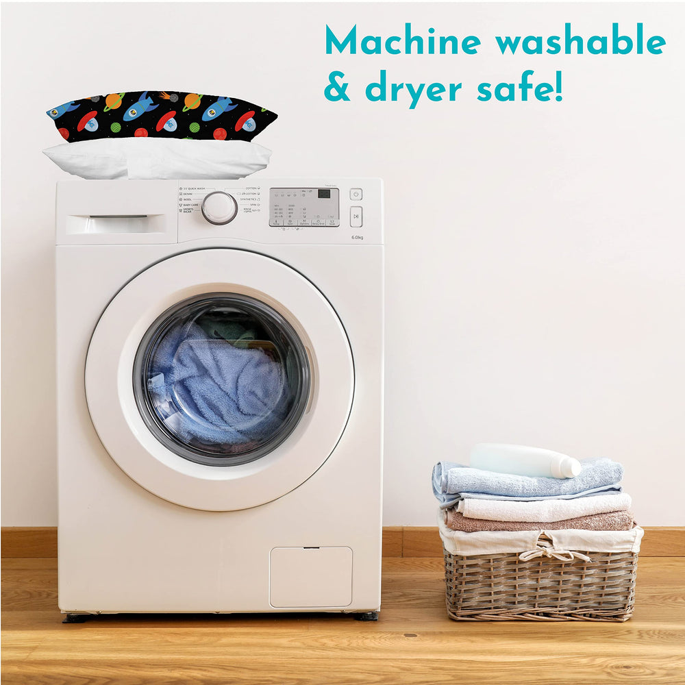 Little Sleepy Head machine washable pillow keeps cleanup simple