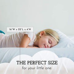 Hypoallergenic label emphasizes safe materials for sensitive skin during bedtime.
