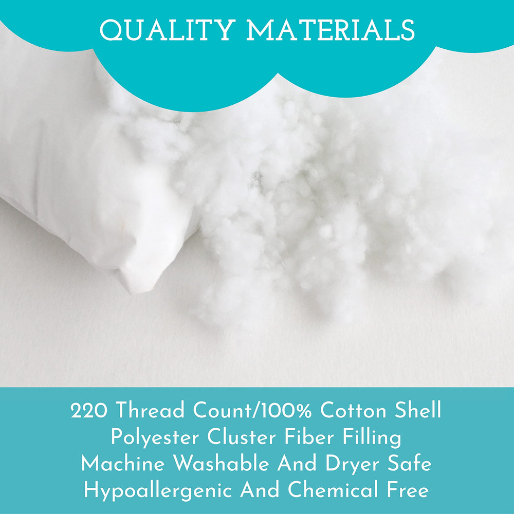 Little Sleepy Head machine-washable youth pillow cover for easy cleaning.