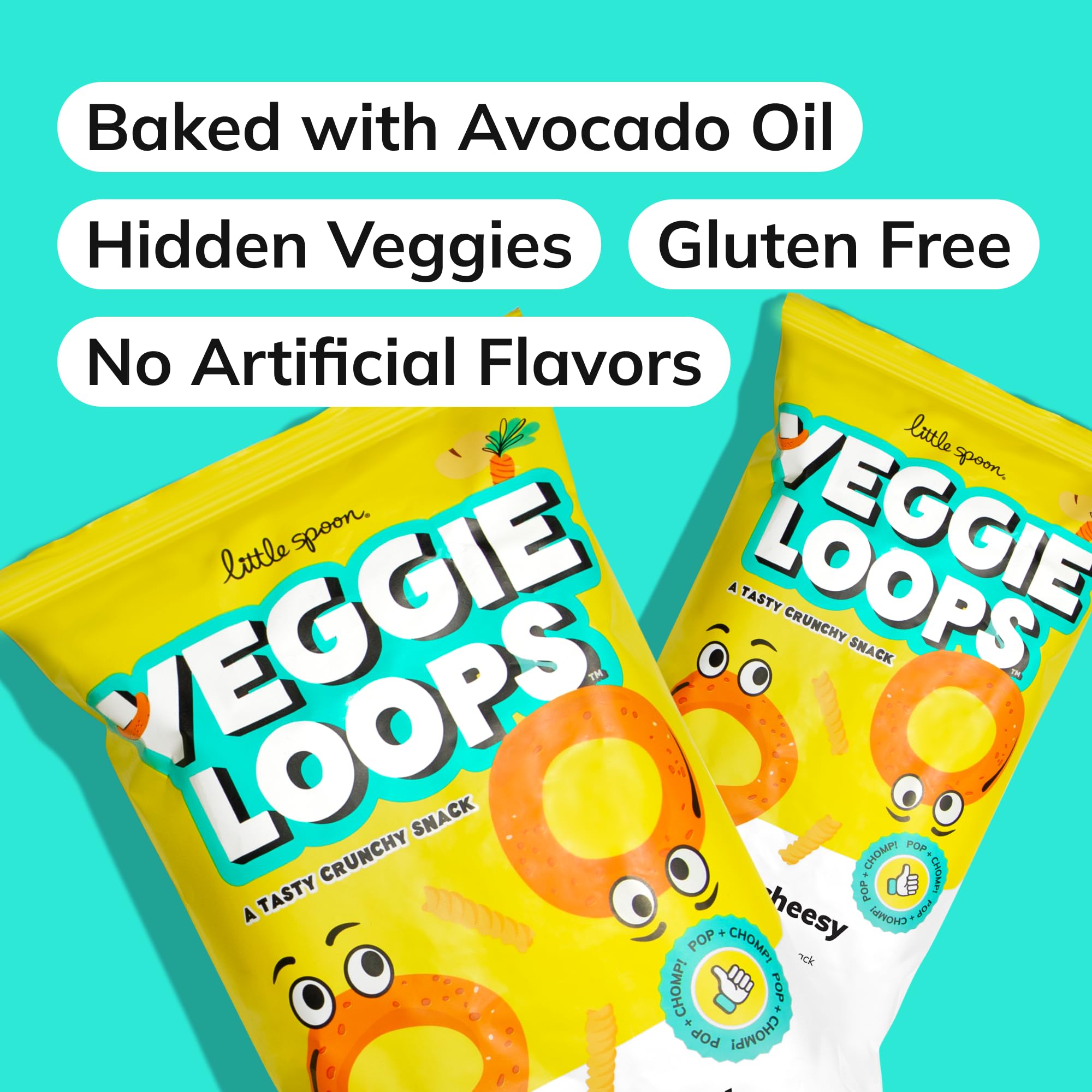 Gluten-free Little Spoon kid snack symbol with non GMO ingredients