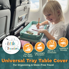 Little Traveler woodland pattern adds comforting, playful vibes for kids on trips.