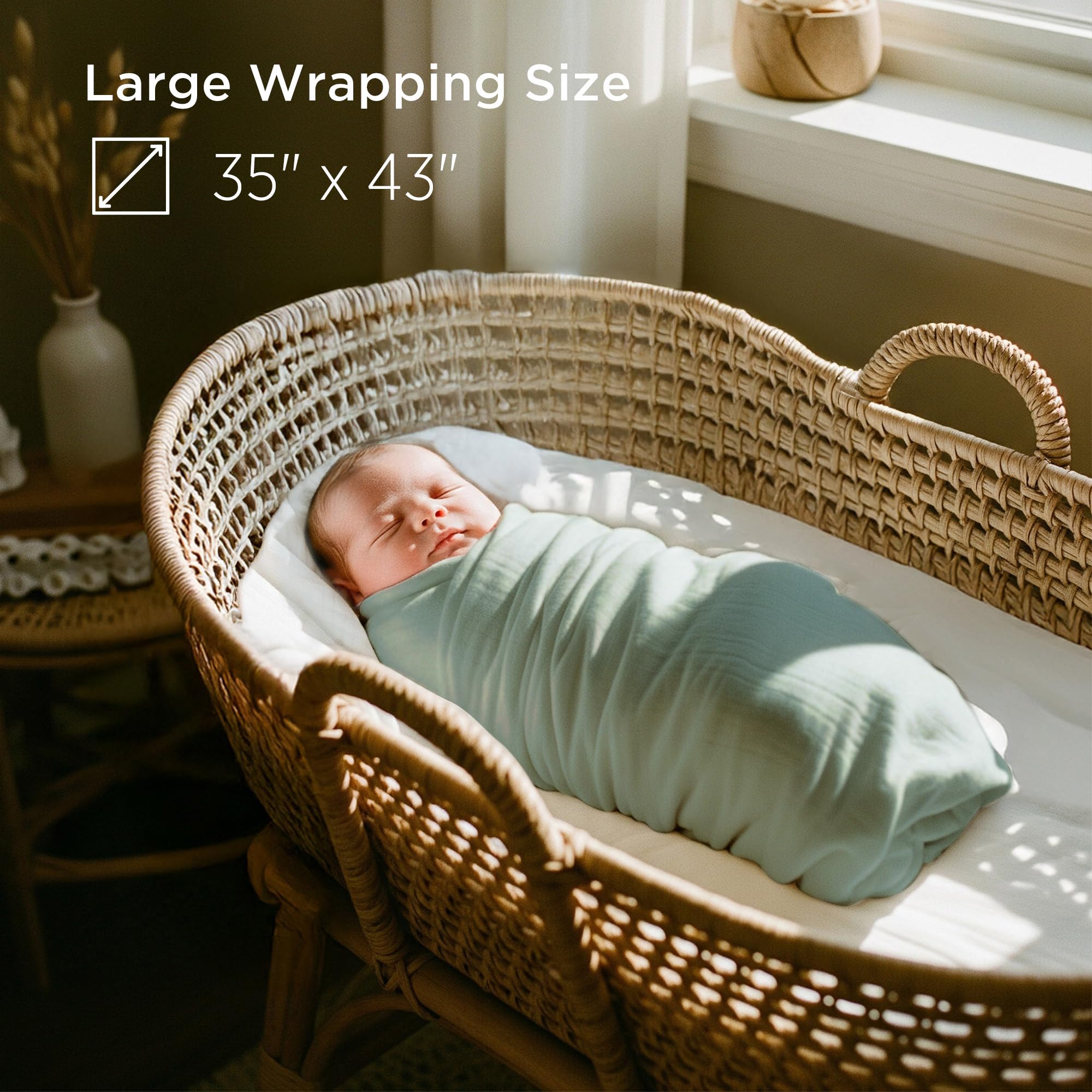 Little Triplets swaddle used as stroller cover for shade and privacy.