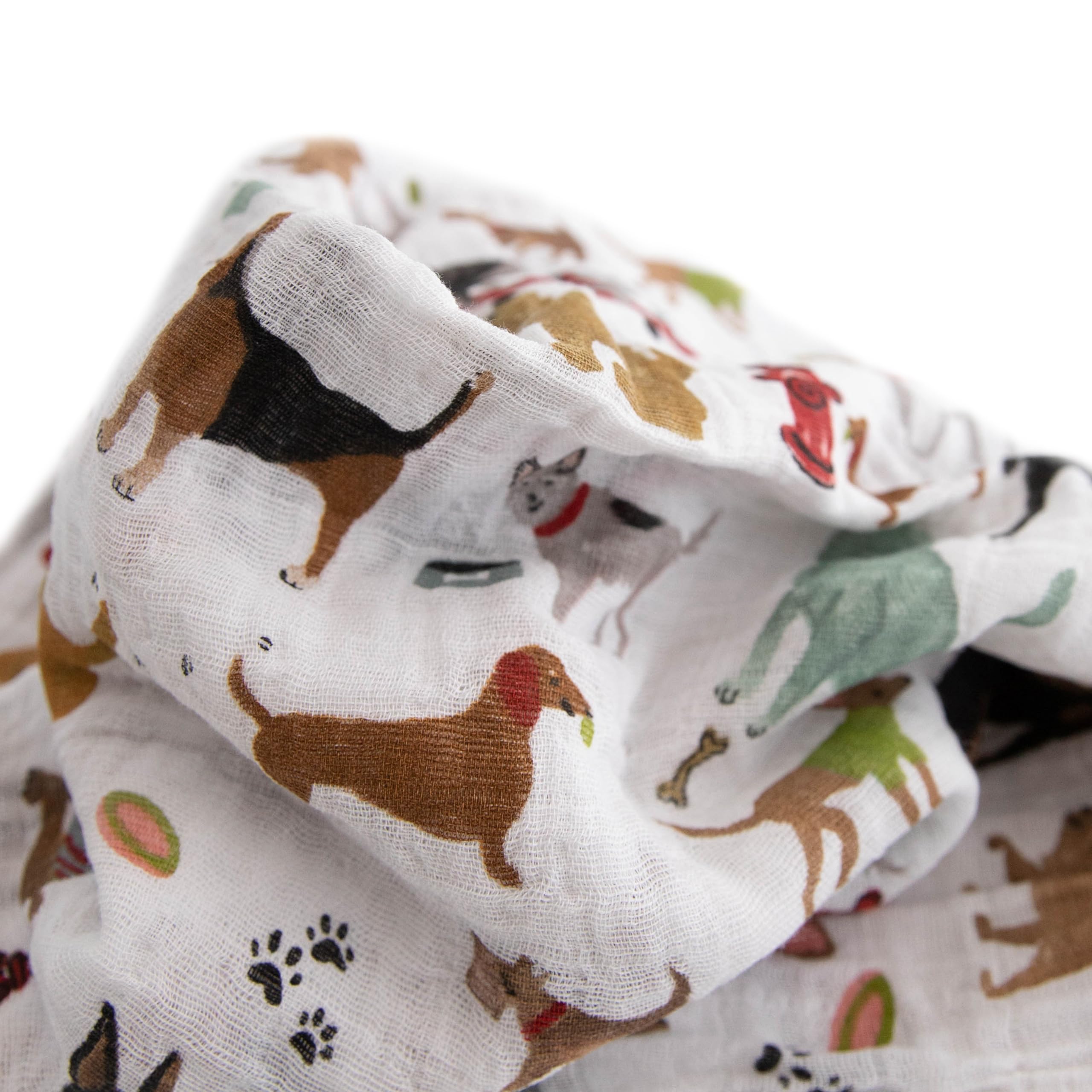 Little Unicorn breathable cotton muslin fabric highlights lightweight comfort