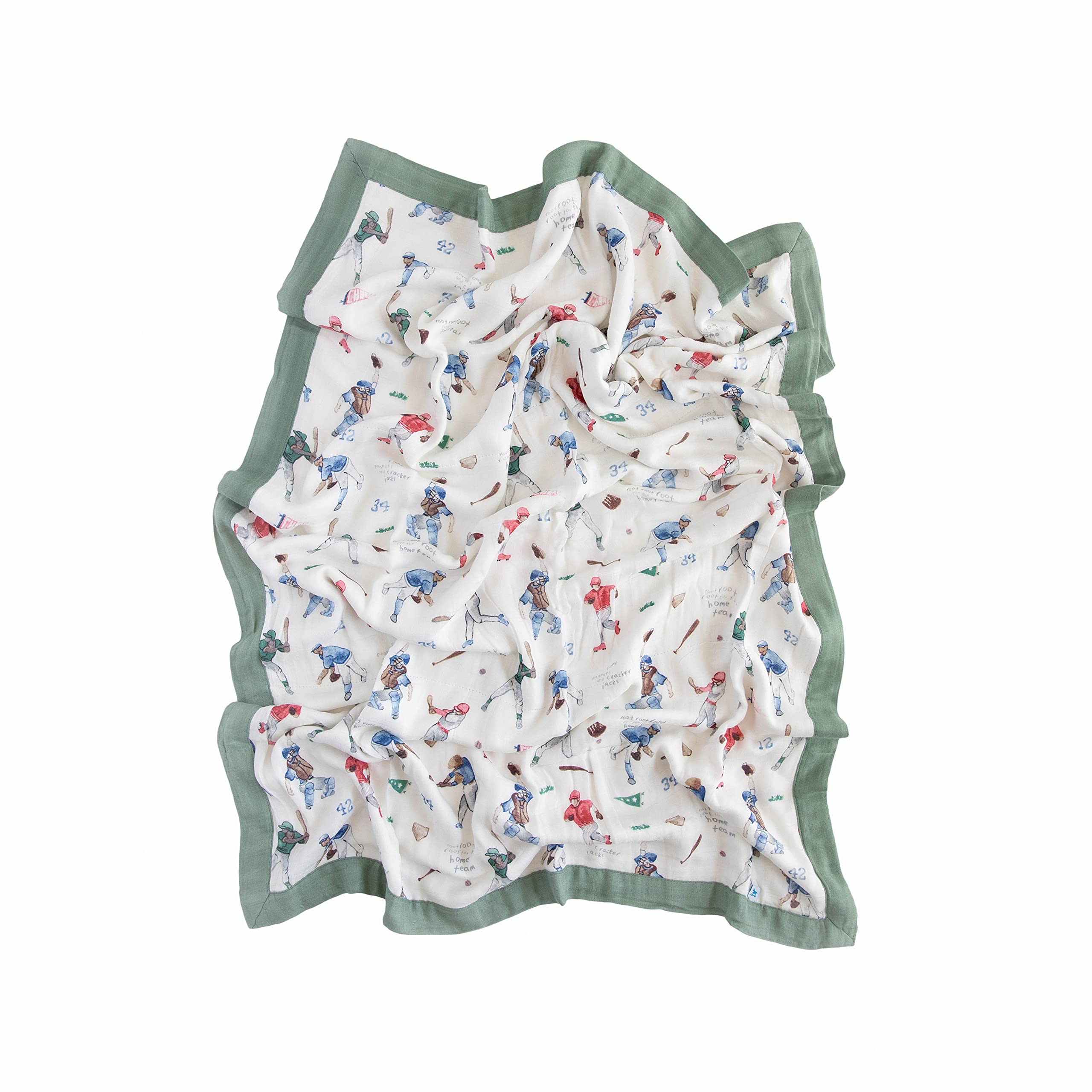 Little Unicorn Deluxe Muslin Quilt nursery decor setup with cozy texture.