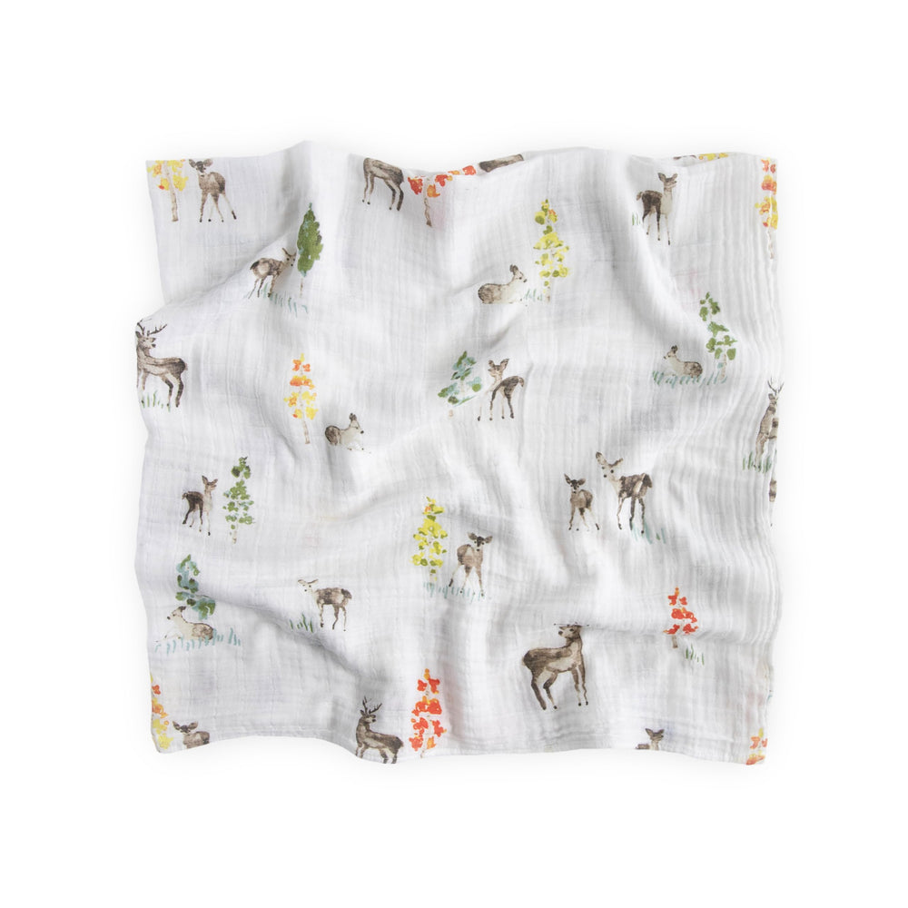 Little Unicorn premium swaddle design complements any nursery theme.