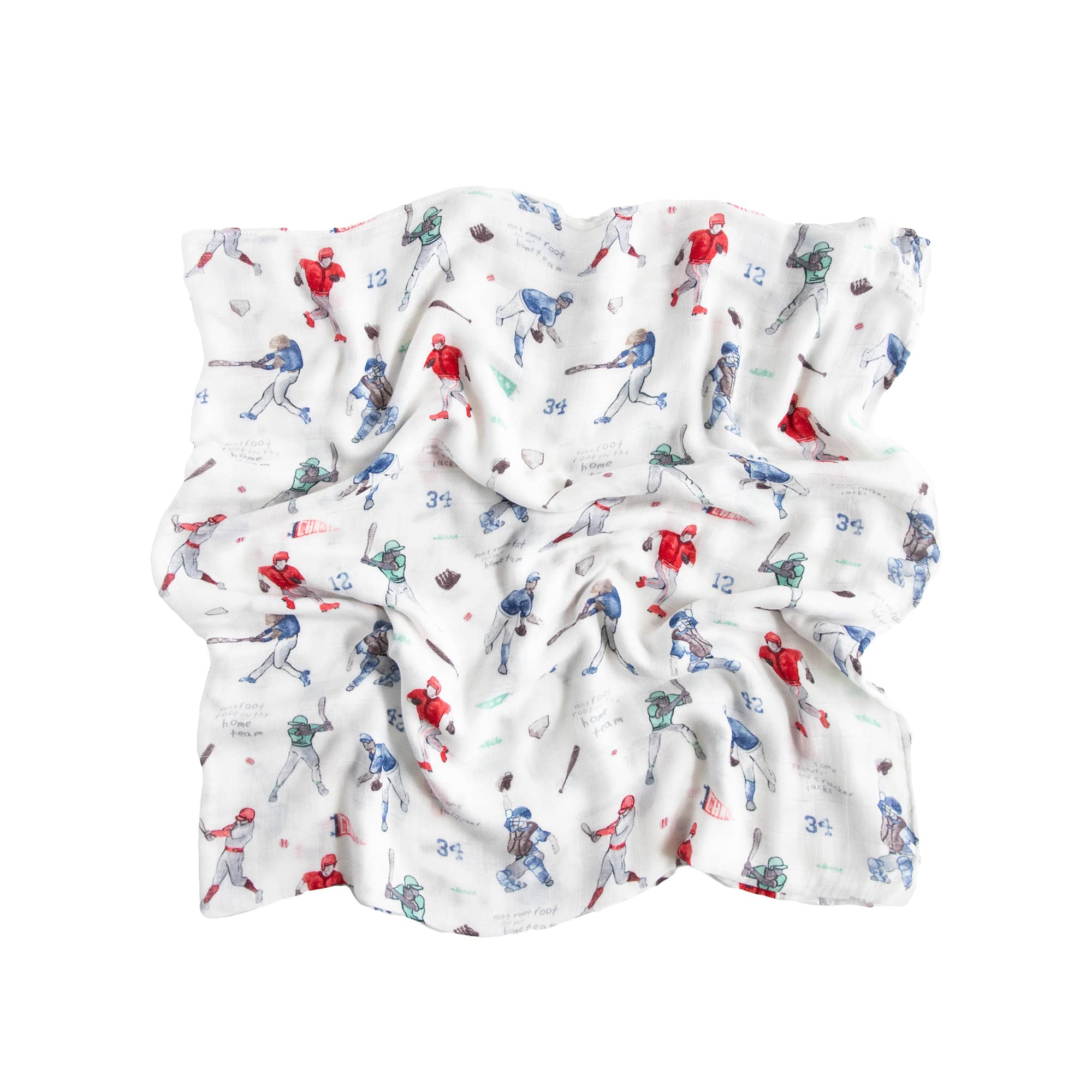 Little Unicorn Homerun Deluxe Swaddle soft closeup highlights ultra-soft bamboo rayon texture