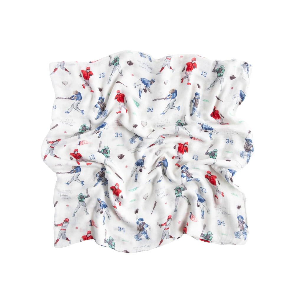 Little Unicorn Homerun Deluxe Swaddle soft closeup highlights ultra-soft bamboo rayon texture