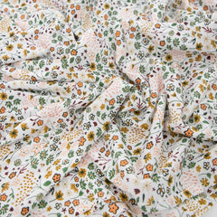 Little Unicorn swaddle folded close-up highlights breathable viscose texture for daily use