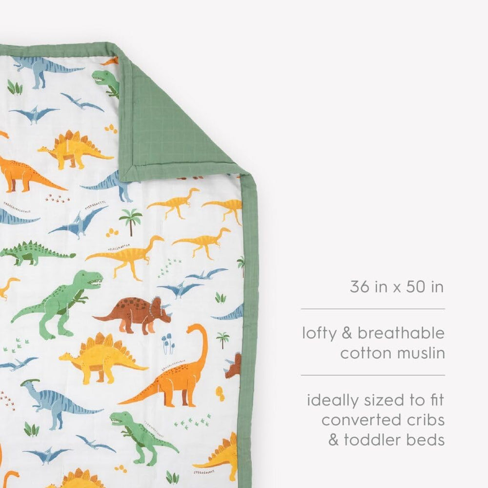 Little Unicorn Lofty Comforter is machine washable for easy care.