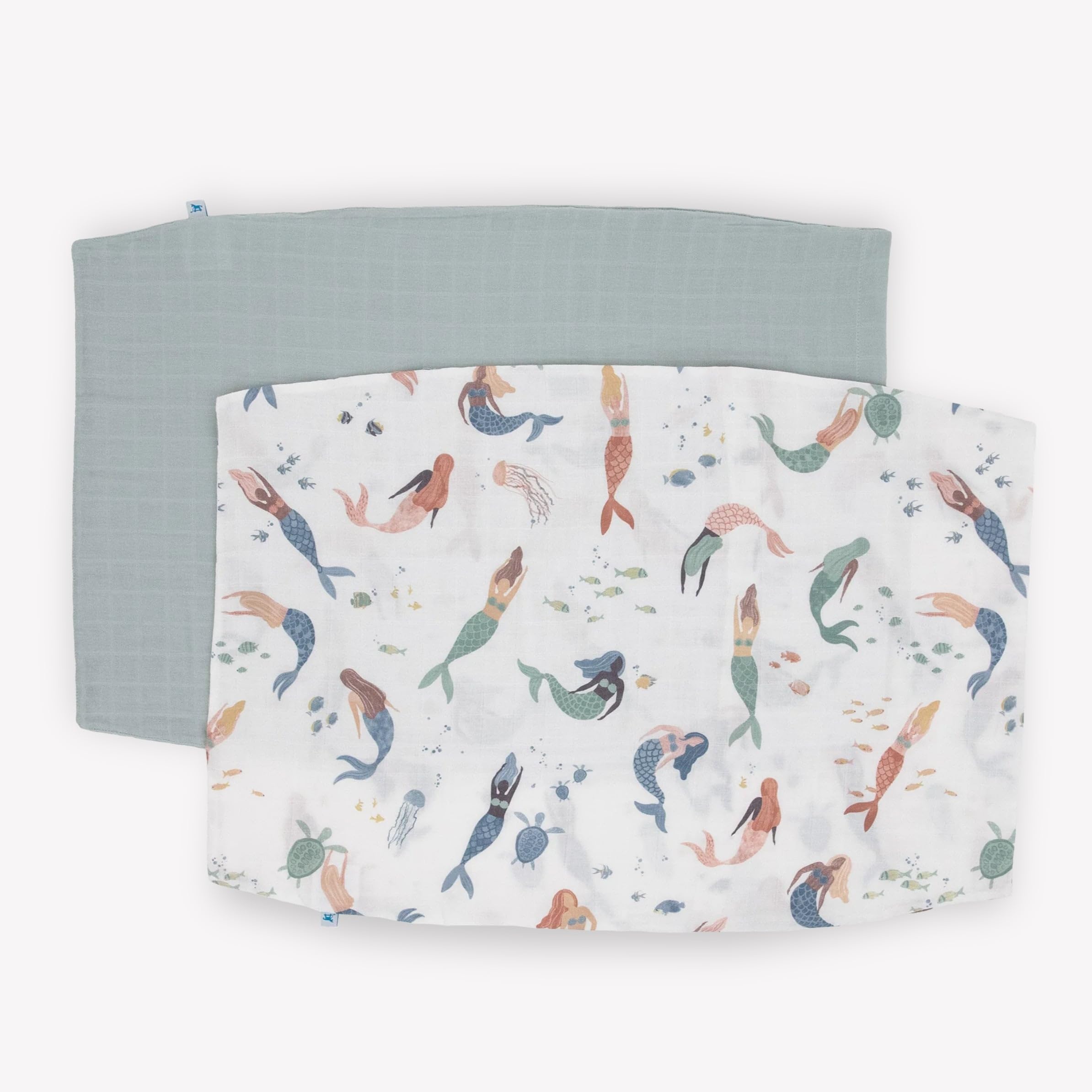 Little Unicorn Mermaid Party pillowcase envelope closure keeps pillow in place