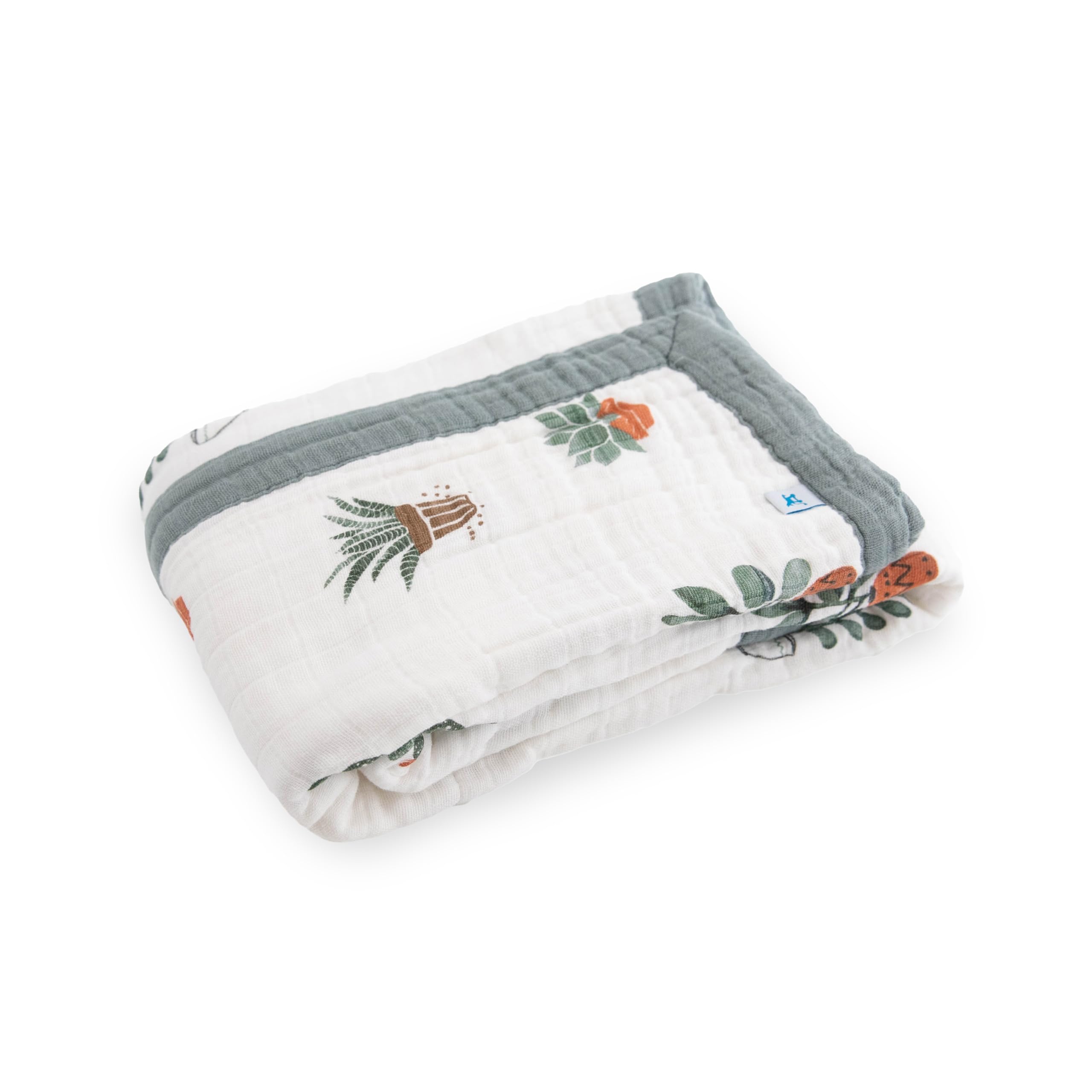 Little Unicorn quilt showcases breathable muslin fabric for comfortable, airy warmth.