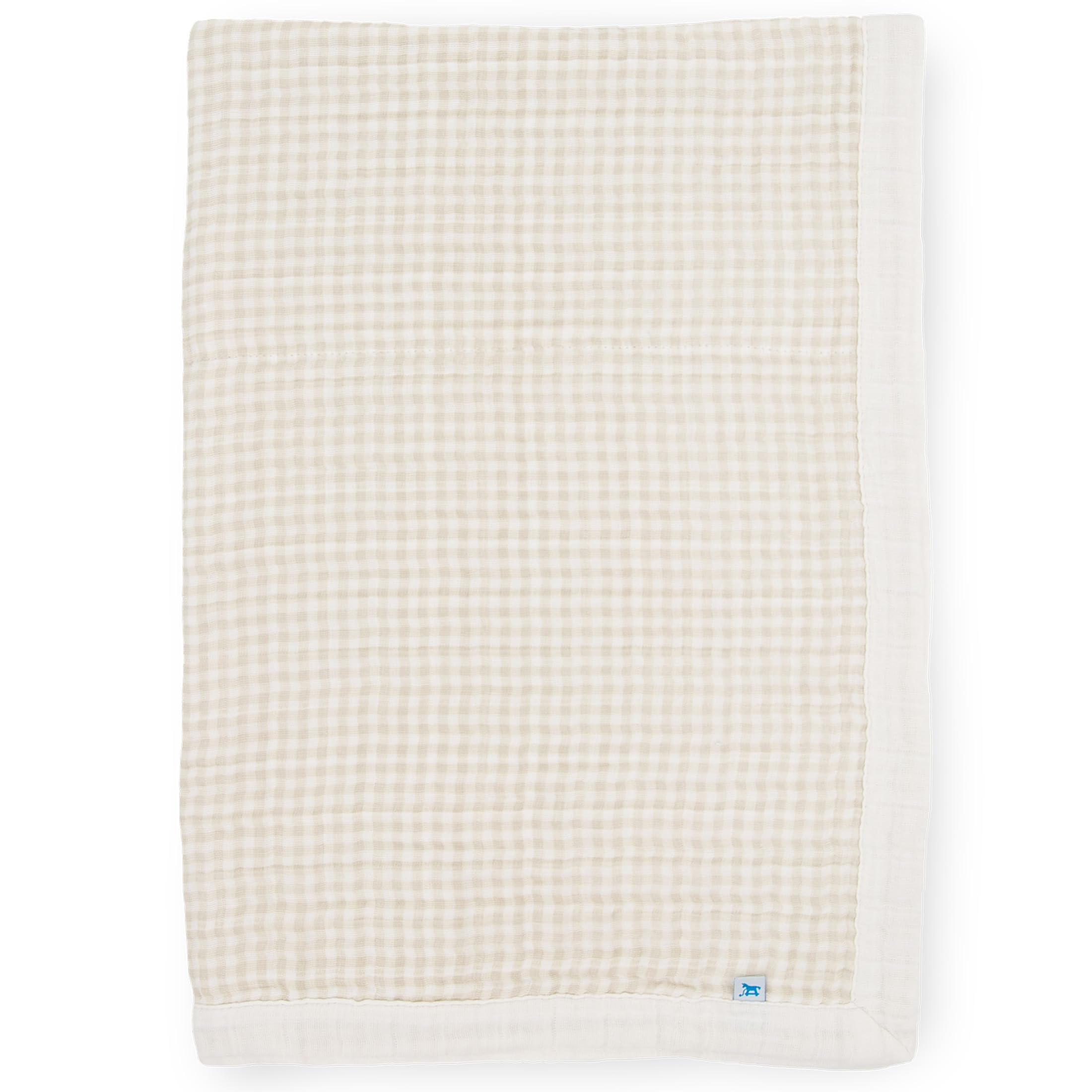 Little Unicorn newborn receiving quilt with four muslin layers for gentle cuddles and naps