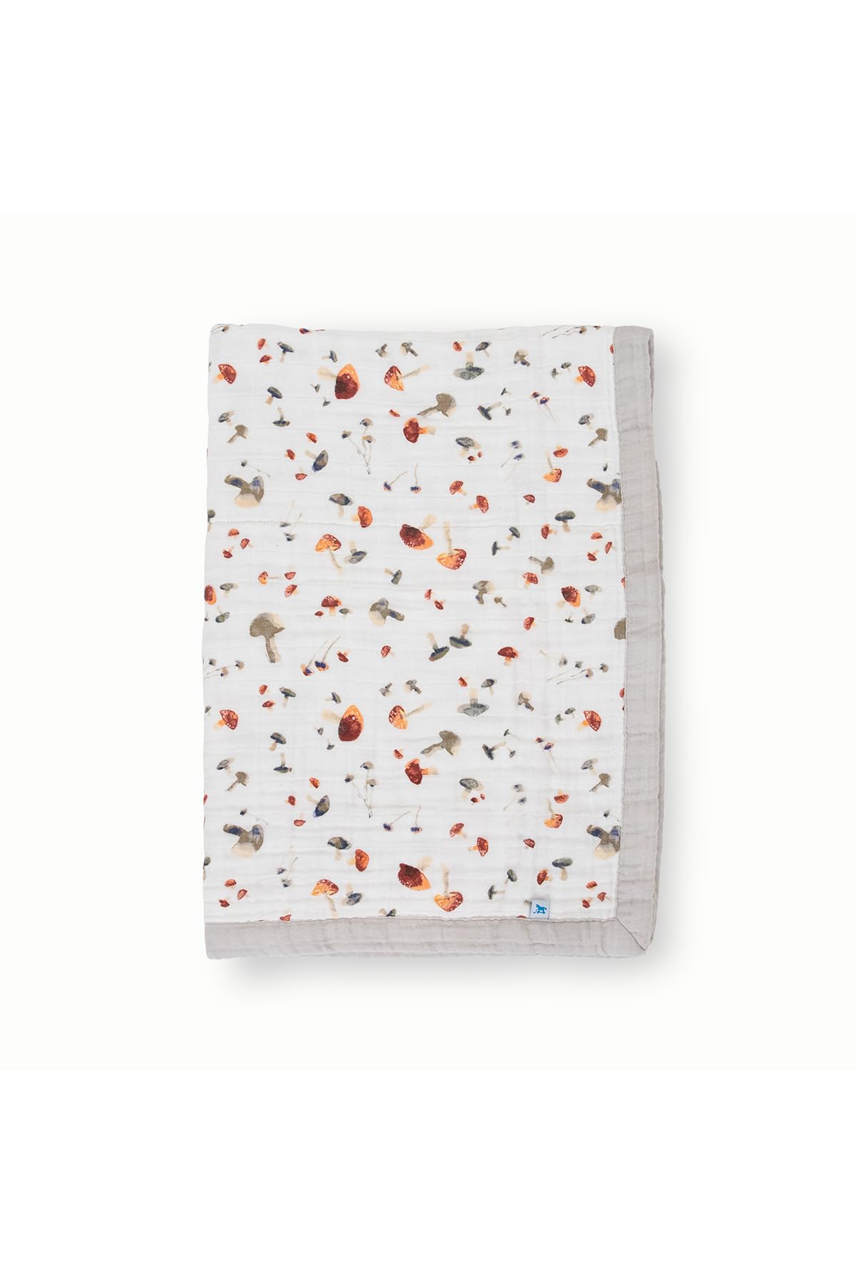 Little Unicorn newborn quilt with four-layer muslin for gentle morning cuddles