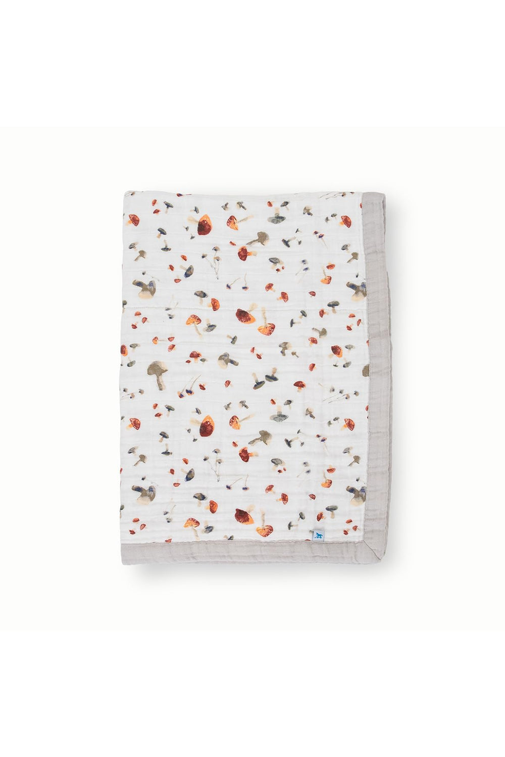 Little Unicorn newborn quilt with four-layer muslin for gentle morning cuddles