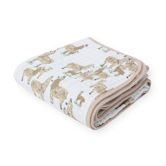 Little Unicorn Original Premium Cotton Quilt soft muslin texture for gentle baby skin and cozy cuddles