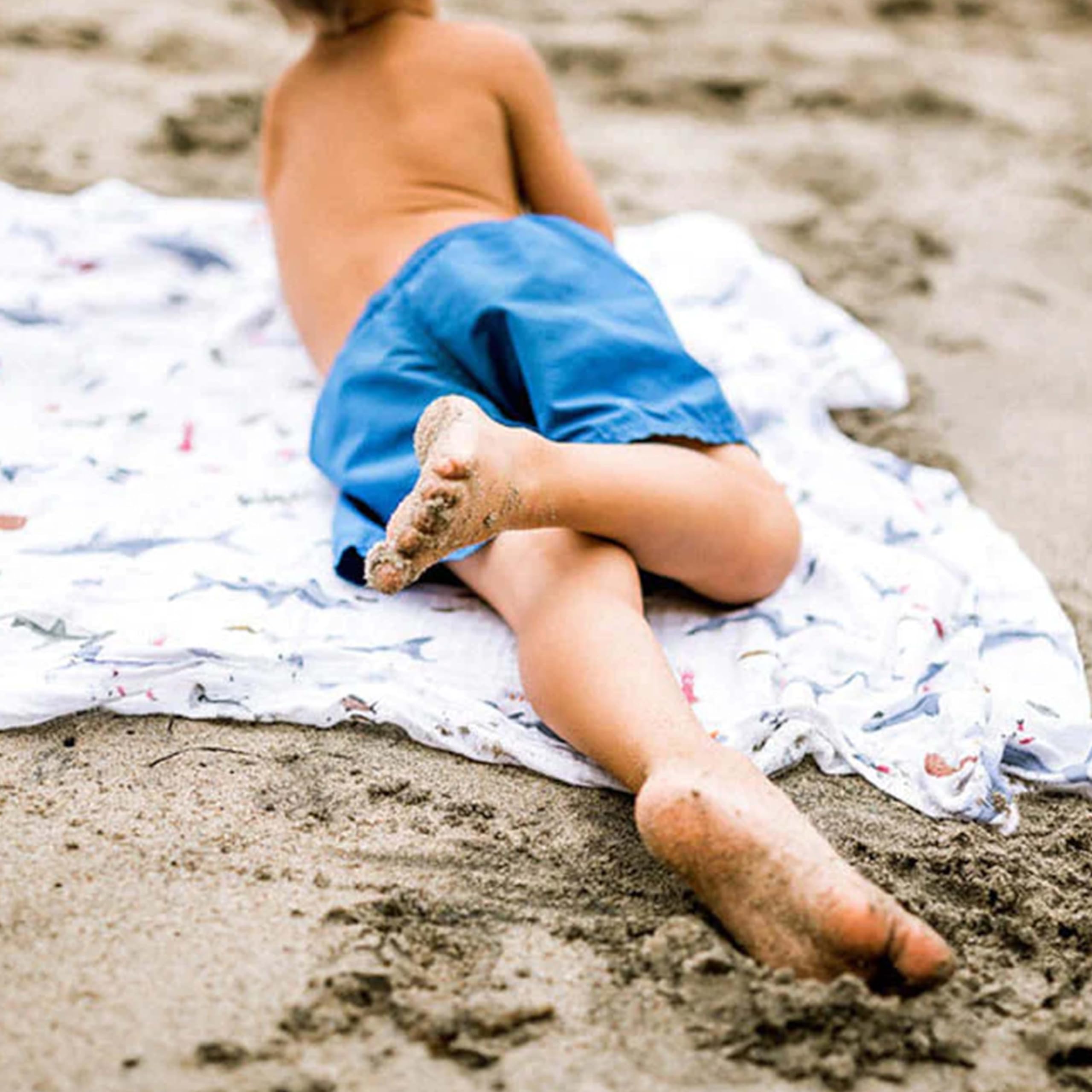 Playtime wrap used as stroller or floor time blanket.