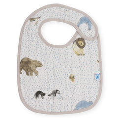 Little Unicorn Premium Classic Bib adjustable closure fits growing babies securely