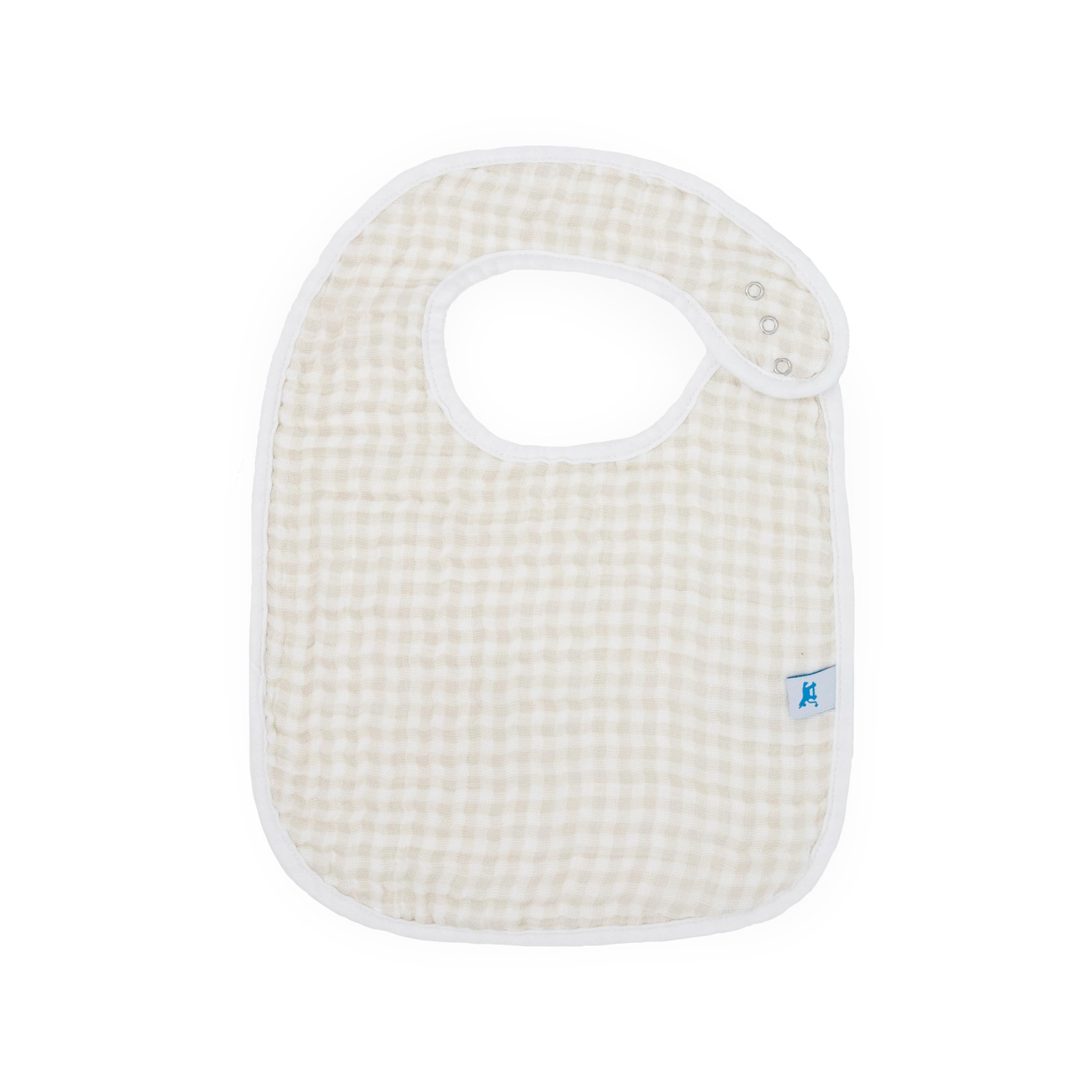 Little Unicorn Premium Classic Bib featuring whimsical patterns to complement nursery decor and first mealtime moments