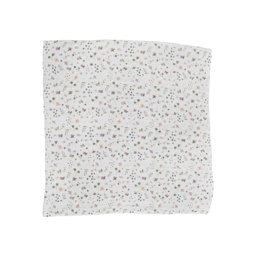 Little Unicorn premium cotton swaddle breathable fabric for all day baby comfort.