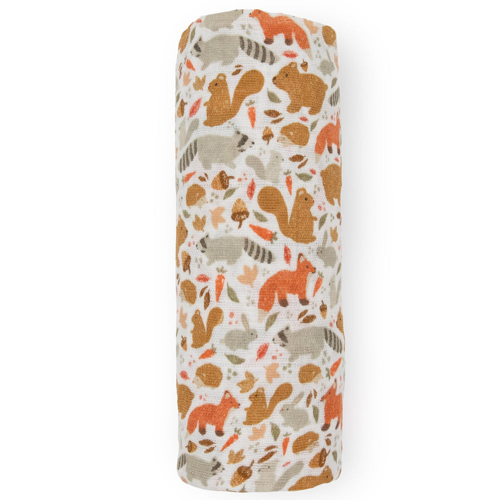 Little Unicorn machine-washable swaddle ensures easy care and durable everyday use.