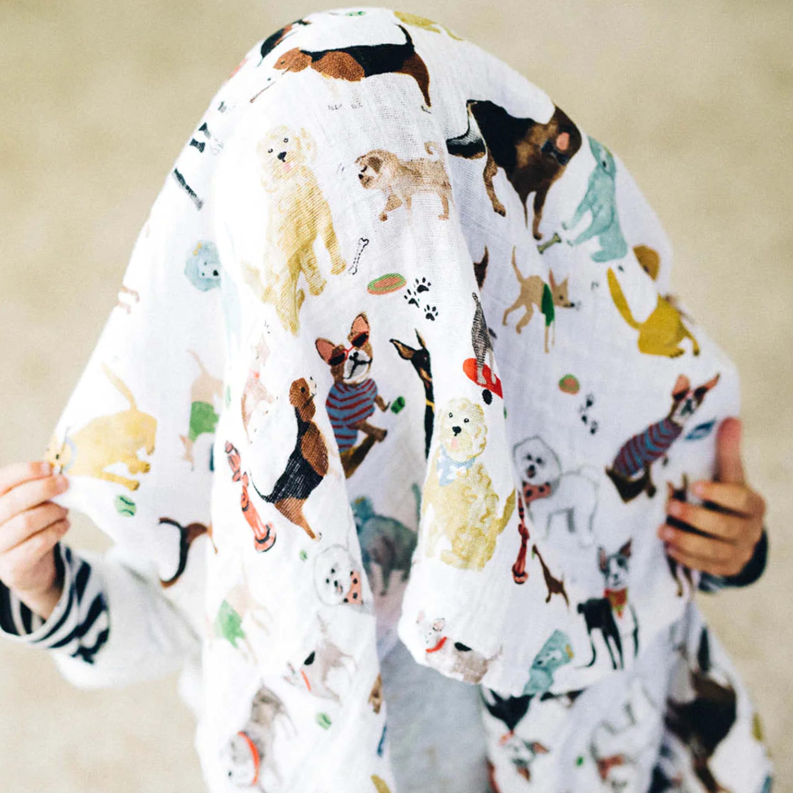 Little Unicorn premium cotton swaddle with temperature regulation benefit