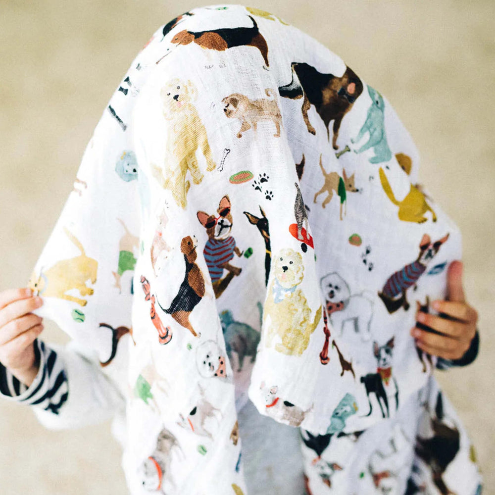 Little Unicorn premium cotton swaddle with temperature regulation benefit