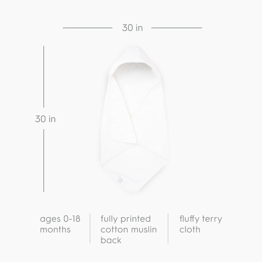 Close-up of terry interior showing high absorbency in Little Unicorn towel