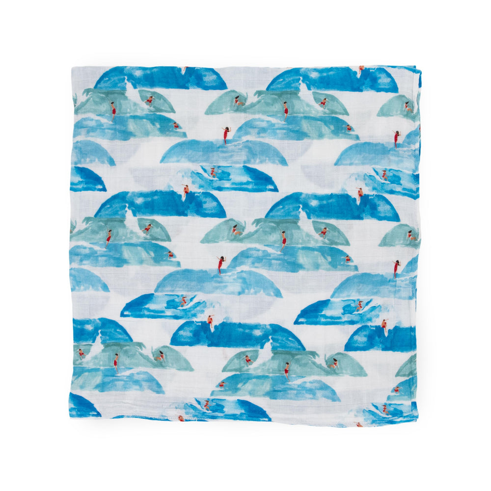 Little Unicorn muslin swaddle stroller cover for shade and portability