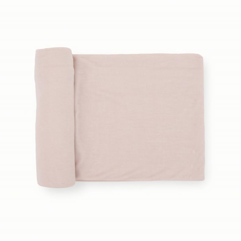 Little Unicorn swaddle closeup shows buttery-soft viscose fabric for cozy baby snuggles