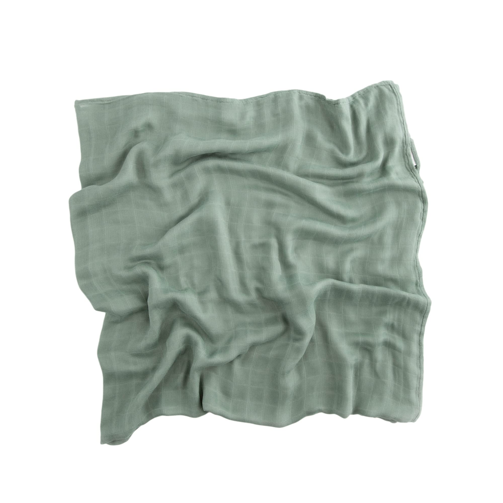 Little Unicorn Sage Deluxe Swaddle 47x47 inches provides generous wrap.