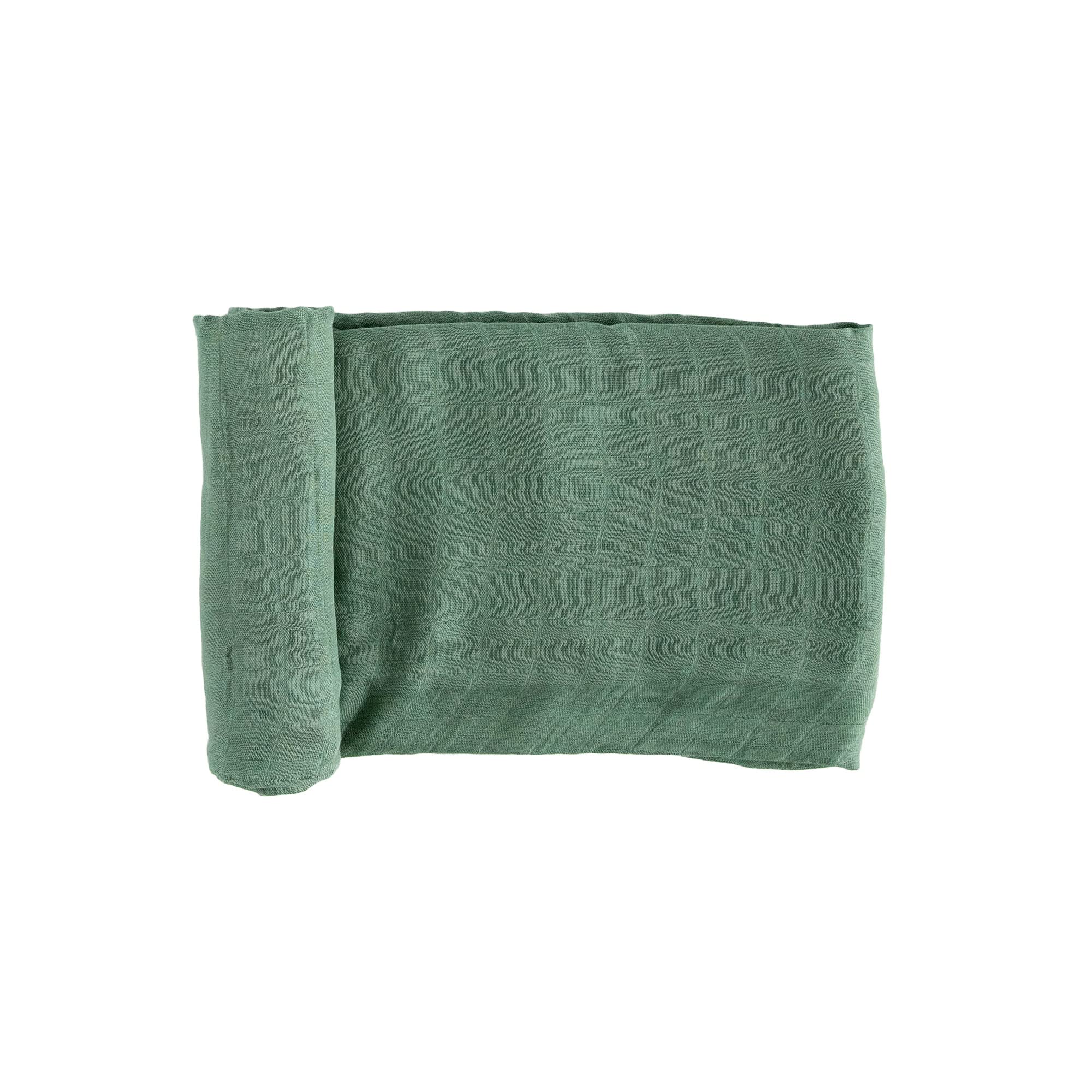 Little Unicorn Sage Deluxe Swaddle closeup fabric for ultra-soft touch.