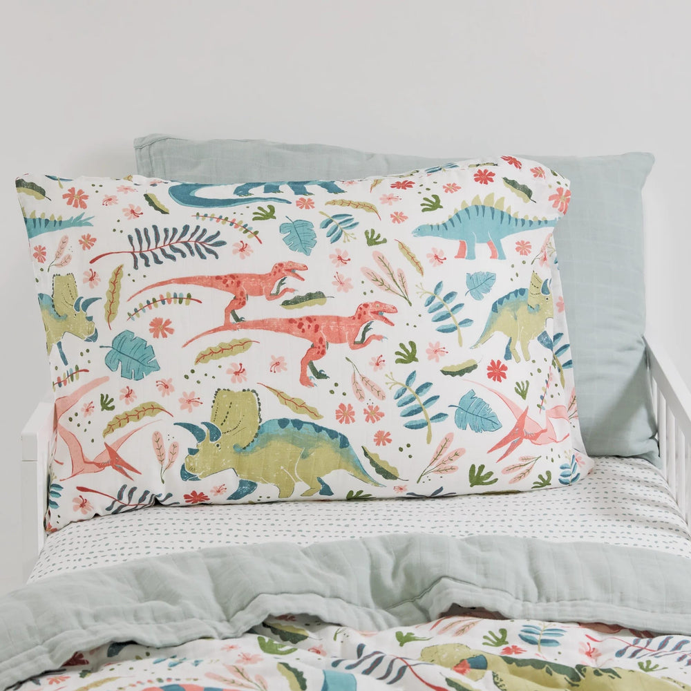 Little Unicorn pillowcase open weave design facilitates moisture wicking and air flow.