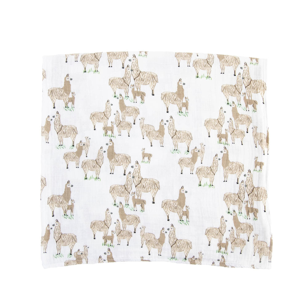 Little Unicorn swaddle as breathable nursing cover option.