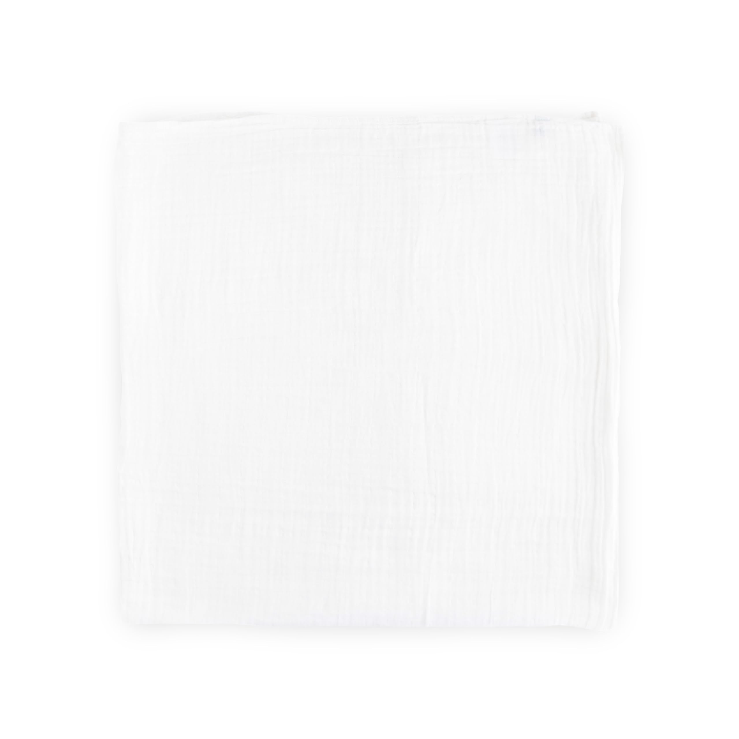 Little Unicorn cotton muslin swaddle texture highlights softness and breathability.