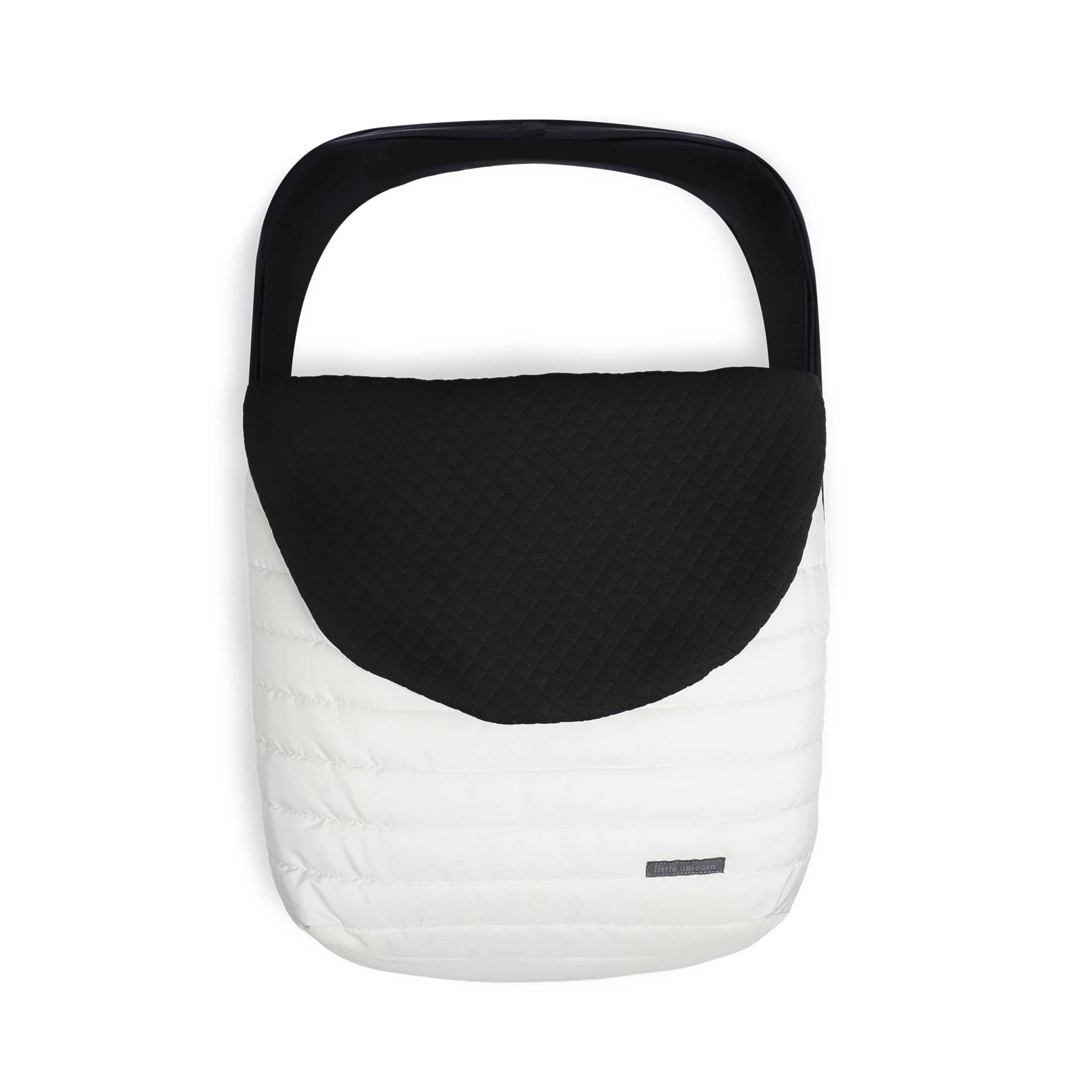 Little Unicorn Winter Car Seat Cover travel bag included for compact storage.