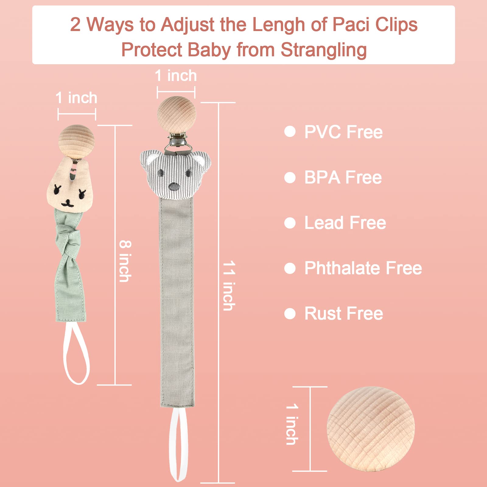 Little World beaded teether clip supports teething and on-the-go playtime.