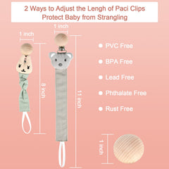 Little World beaded teether clip supports teething and on-the-go playtime.