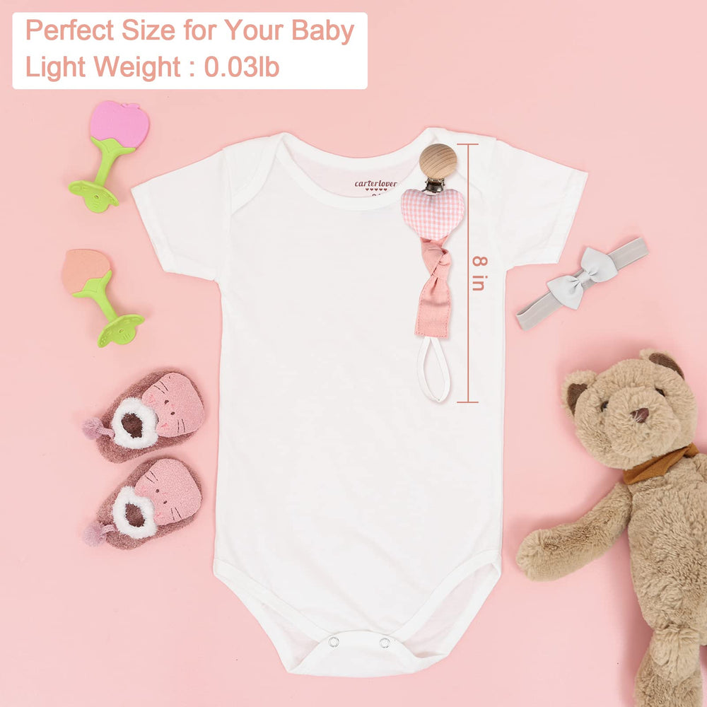 Little World bear-pattern clip features eco-friendly fabric and secure grip for everyday use.
