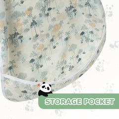 Little Dimsum Mess-Proof Bib waterproof fabric for quick wipe-down after spills.