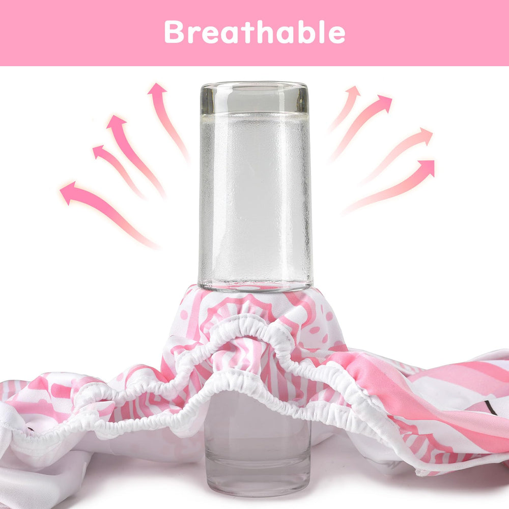 Littleforbig adjustable snap system showing customizable waist and height fit