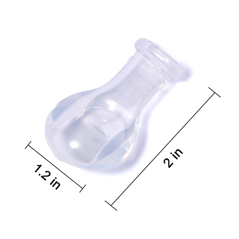 Littleforbig adult-sized pacifier nipple value pack back view highlights packaging and replacements for extended use.