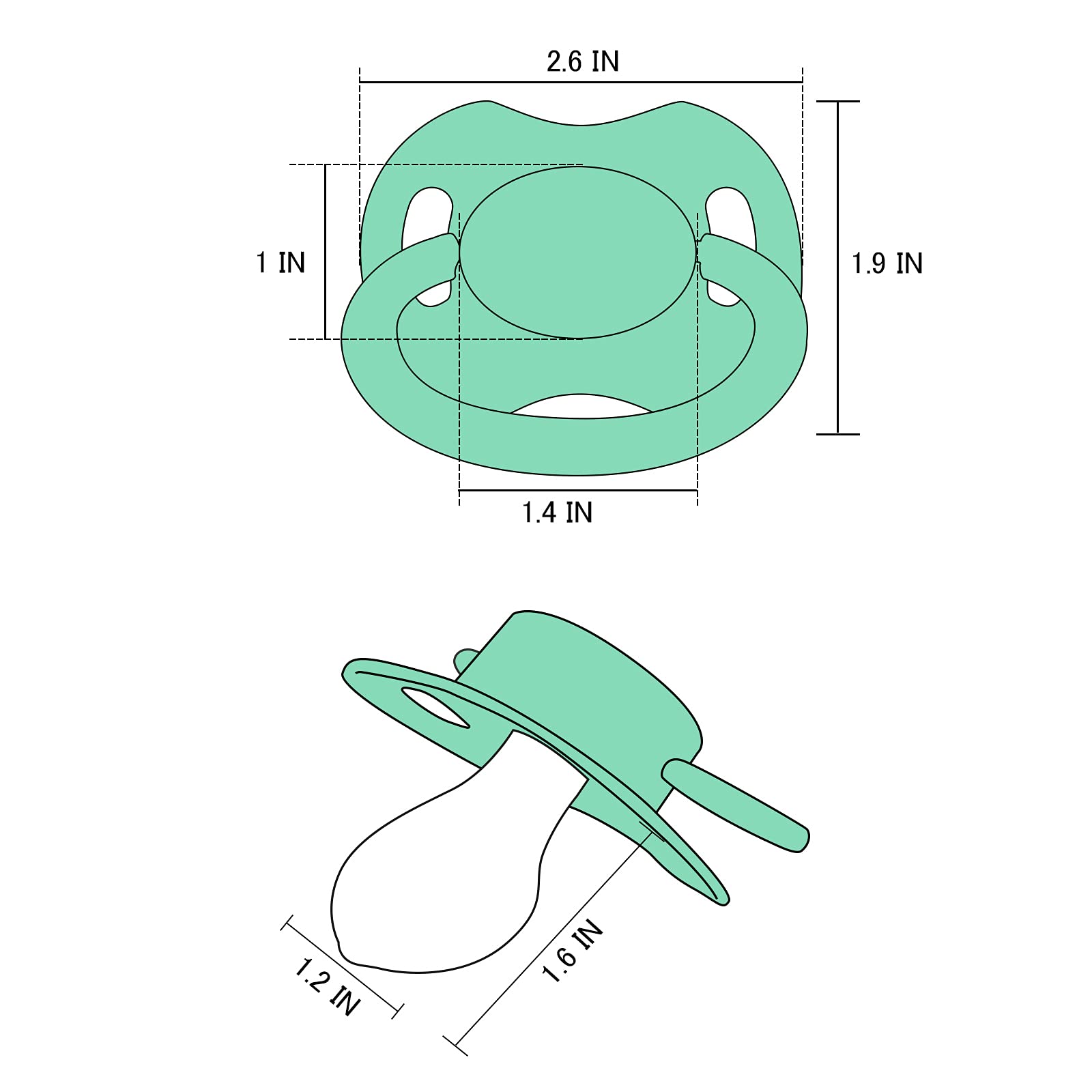 LittleForBig Bigshield Gen-II Green largest-button for easy DIY decoration.