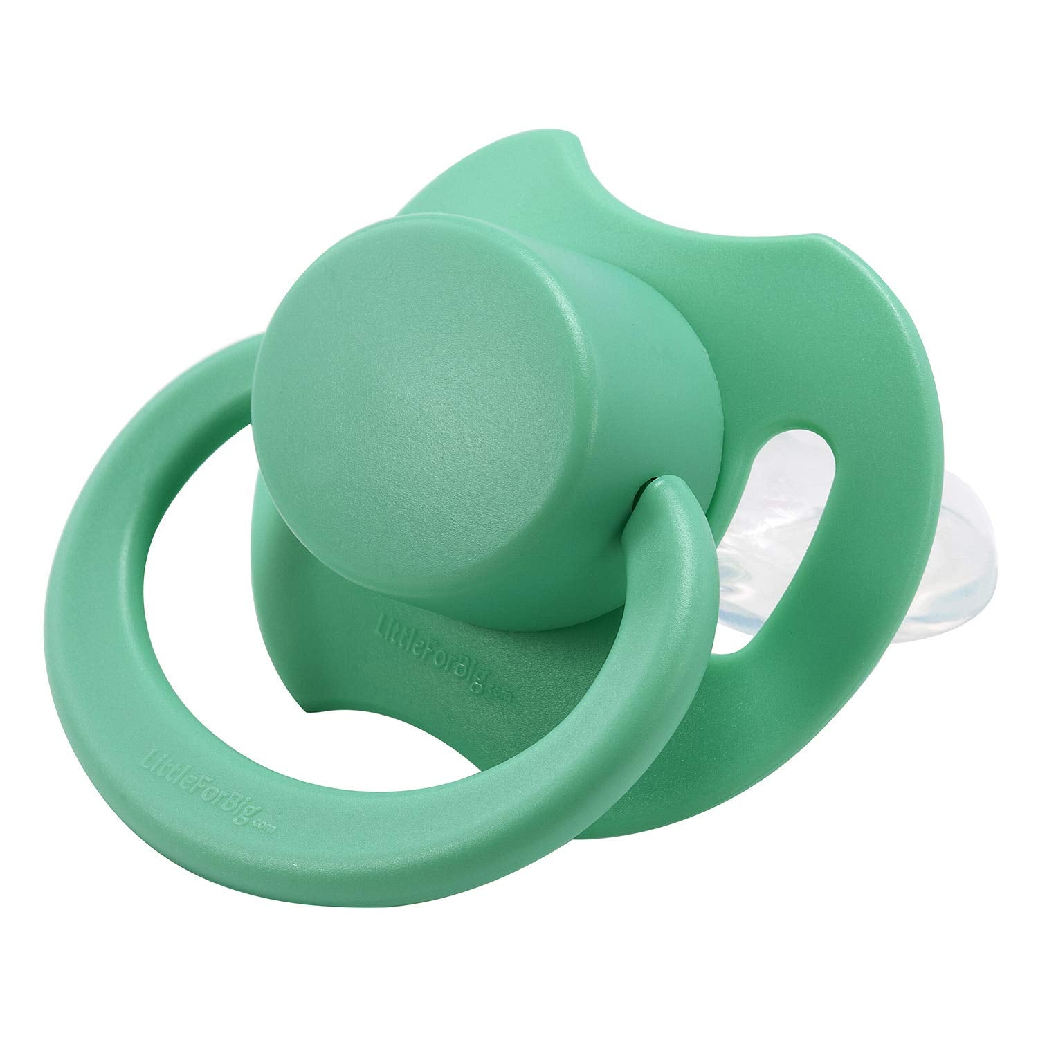 LittleForBig Bigshield Gen-II Green clear nipple shows visibility and cleaning ease.