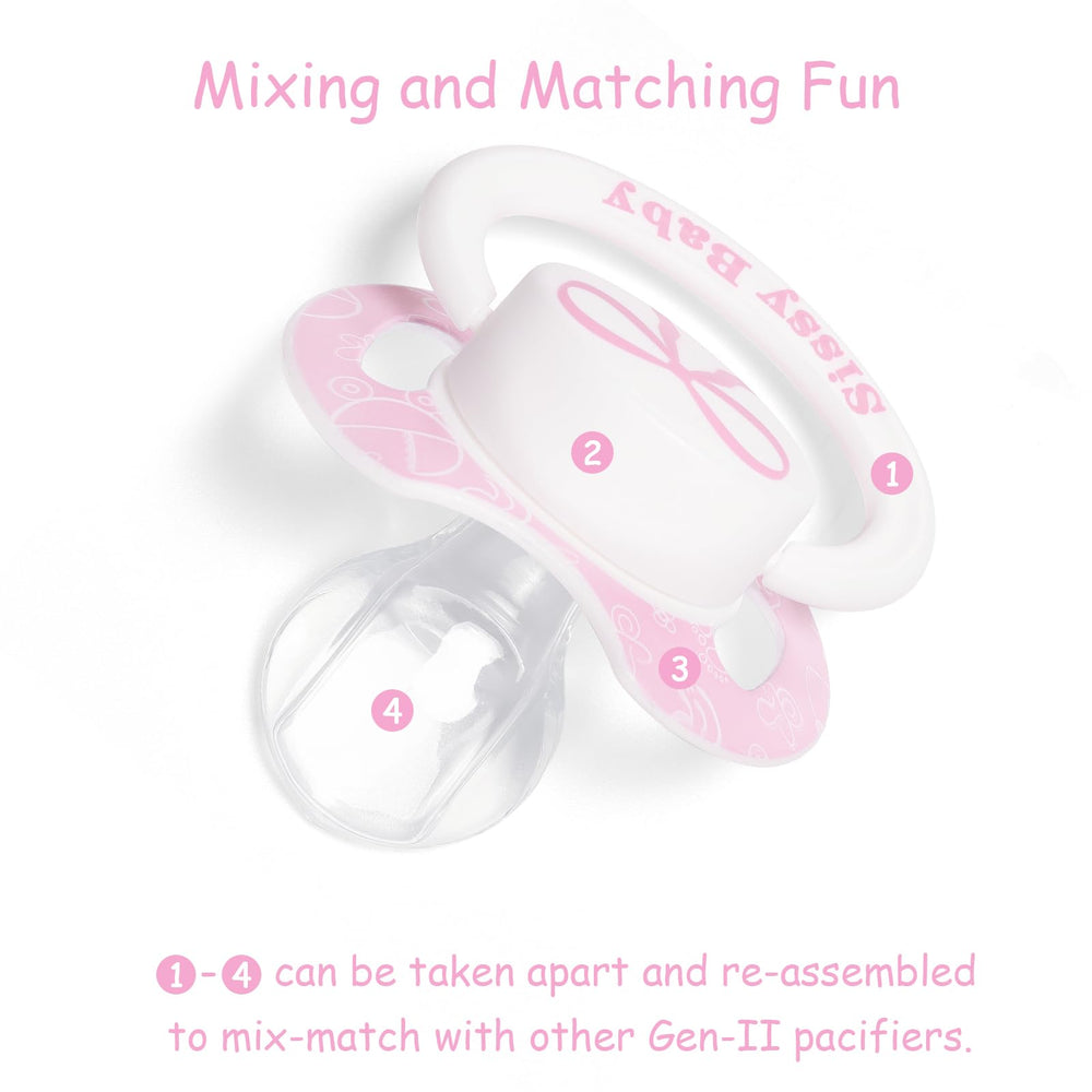 LittleForBig Bigshield Gen-II pacifier clear nipple for visibility and cleaning